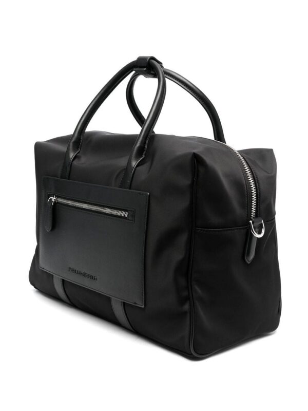 19470902_43484120_1000.jpg Karl Lagerfeld Ikonik appliqué-detail tote bag