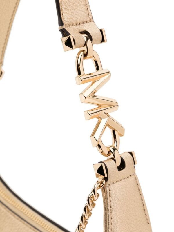 Michael Kors logo-plaque leather mini bag