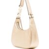 Michael Kors logo-plaque leather mini bag