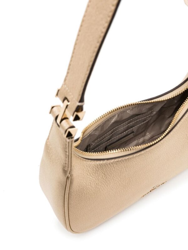 Michael Kors logo-plaque leather mini bag
