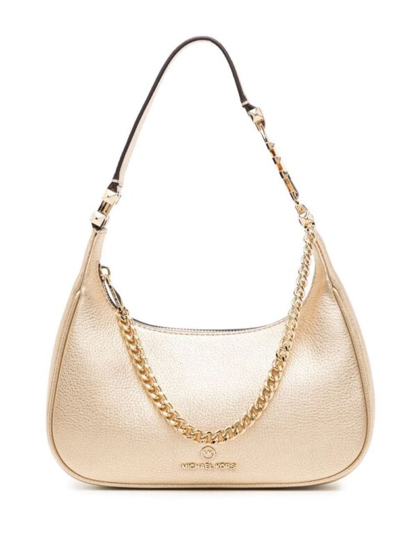 Michael Kors logo-plaque leather mini bag
