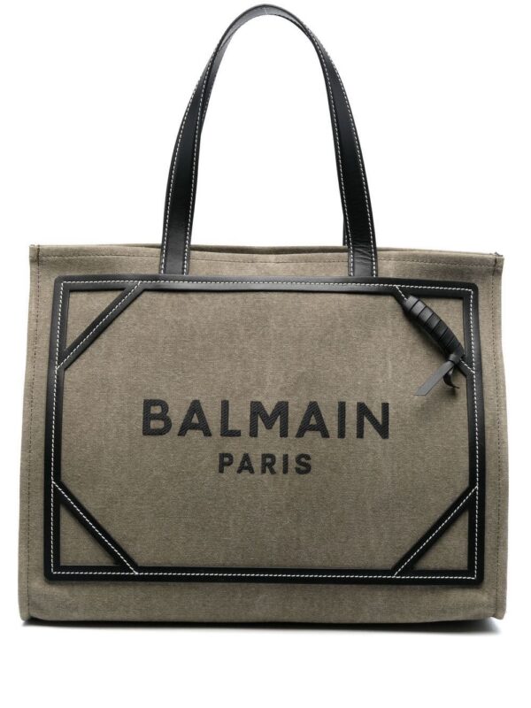19560989_43657833_1000.jpg Balmain B-Army canvas tote bag