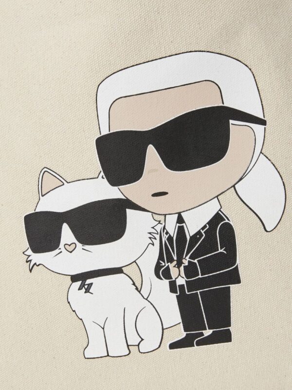 19618347_51506918_1000.jpg Karl Lagerfeld Ikonik Karl & Choupette tote bag