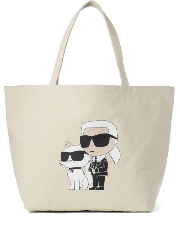 19618347_51506947_1000.jpg Karl Lagerfeld Ikonik Karl & Choupette tote bag