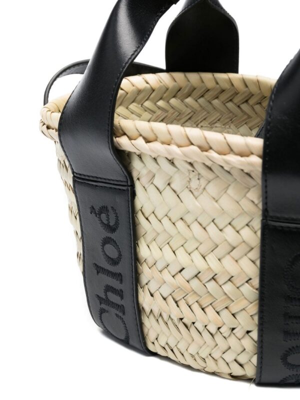 19644704_43965921_1000.jpg Chloé logo-print raffia tote bag
