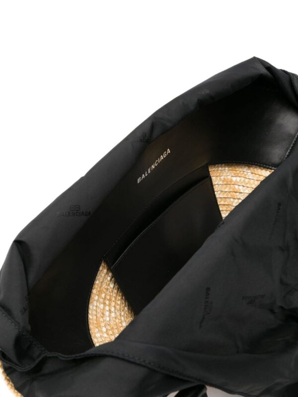 Balenciaga medium straw tote bag