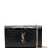 19688475_44095987_1000.jpg Saint Laurent Cassandre crocodile-embossed chain wallet