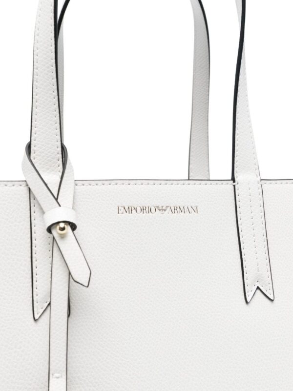 19778189_44616982_1000.jpg Emporio Armani logo-charm faux-leather tote