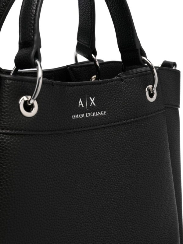 19842697_45056214_1000.jpg Armani Exchange logo-print leather tote