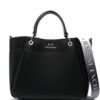 19842697_45057290_1000.jpg Armani Exchange logo-print leather tote