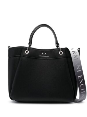 19842697_45057290_1000.jpg Armani Exchange logo-print leather tote