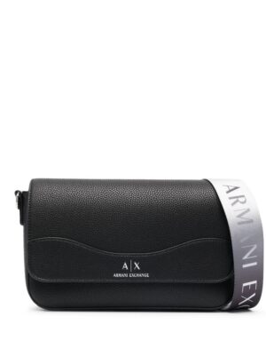 19843781_45058179_1000.jpg Armani Exchange logo-print leather crossbody bag