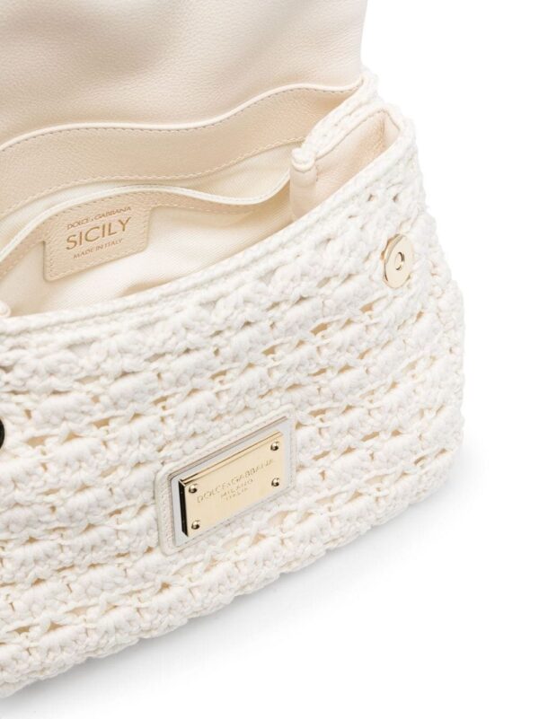 19910821_44741340_1000.jpg Dolce & Gabbana small Sicily Soft crochet shoulder bag