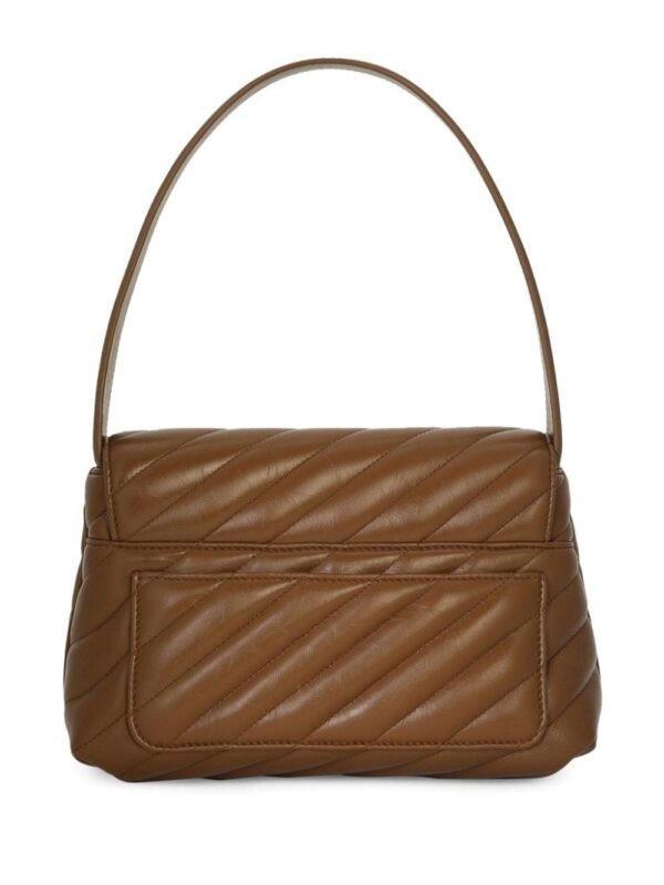 20043842_51193901_1000.jpg Dolce & Gabbana logo-buckle padded leather bag