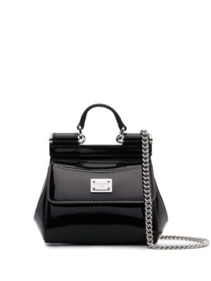 20063042_45181693_1000.jpg Dolce & Gabbana logo-plaque leather mini bag