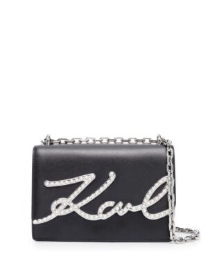 20082478_50407564_1000.jpg Karl Lagerfeld K/Signature leather shoulder bag