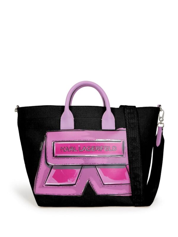 20083254_50788137_1000.jpg Karl Lagerfeld IKON/K canvas tote bag