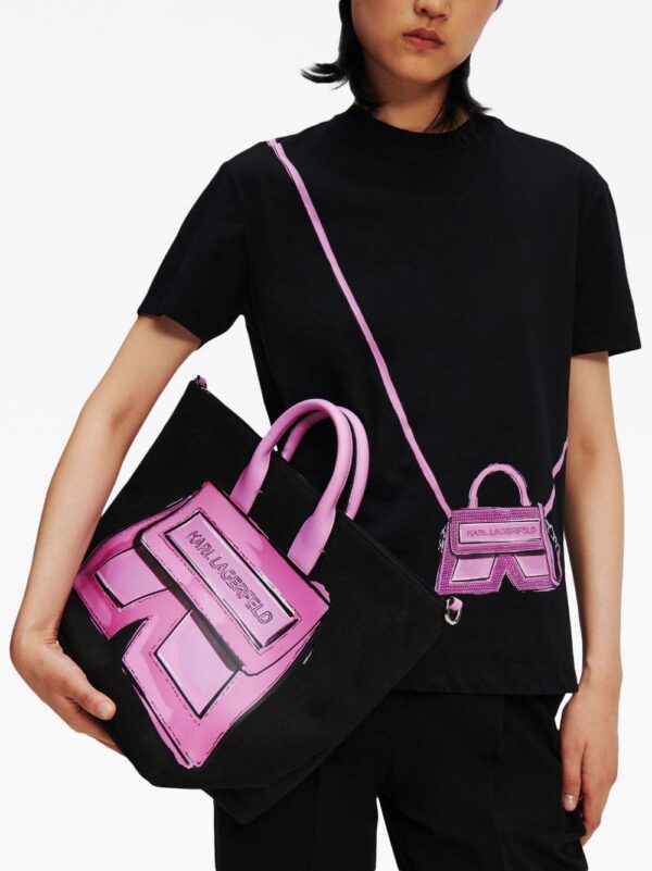 20083254_50795115_1000.jpg Karl Lagerfeld IKON/K canvas tote bag