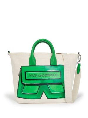 20083277_51573374_1000.jpg Karl Lagerfeld IKON/K canvas tote bag