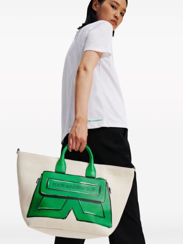 20083277_51573377_1000.jpg Karl Lagerfeld IKON/K canvas tote bag