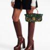 Balmain Blaze crocodile-embossed shoulder bag
