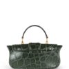 Balmain Blaze crocodile-embossed shoulder bag