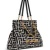 20113008_45316691_1000.jpg Balmain logo-plaque tote bag
