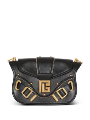 Balmain logo-appliqué shoulder bag