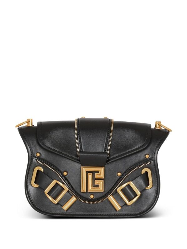 20113073_45316895_1000.jpg Balmain logo-appliqué shoulder bag