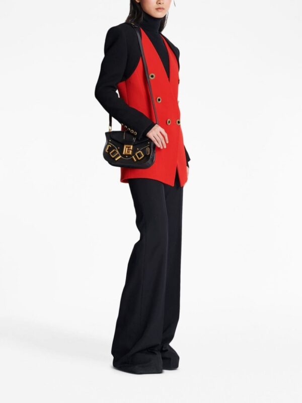 20113073_45317239_1000.jpg Balmain logo-appliqué shoulder bag