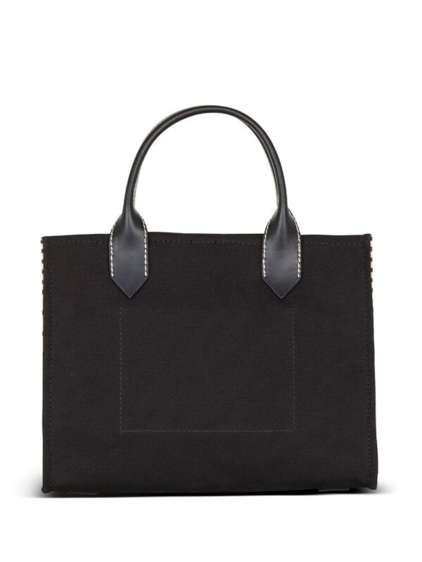 20113166_45321891_1000.jpg Balmain B-Army logo-embroidered tote bag