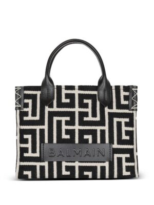 20113267_45318009_1000.jpg Balmain small B-Army monogram tote bag