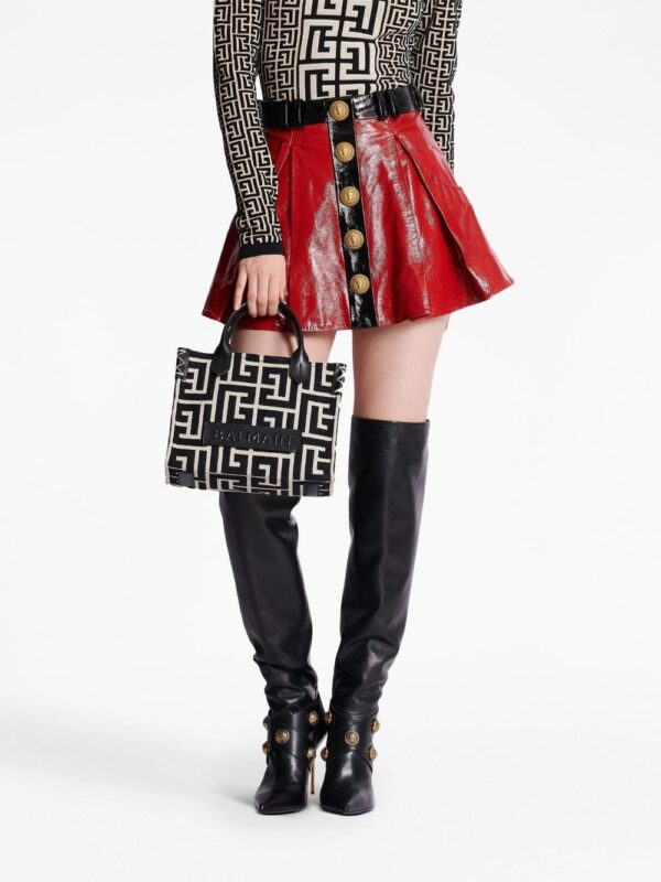 20113267_45318011_1000.jpg Balmain small B-Army monogram tote bag