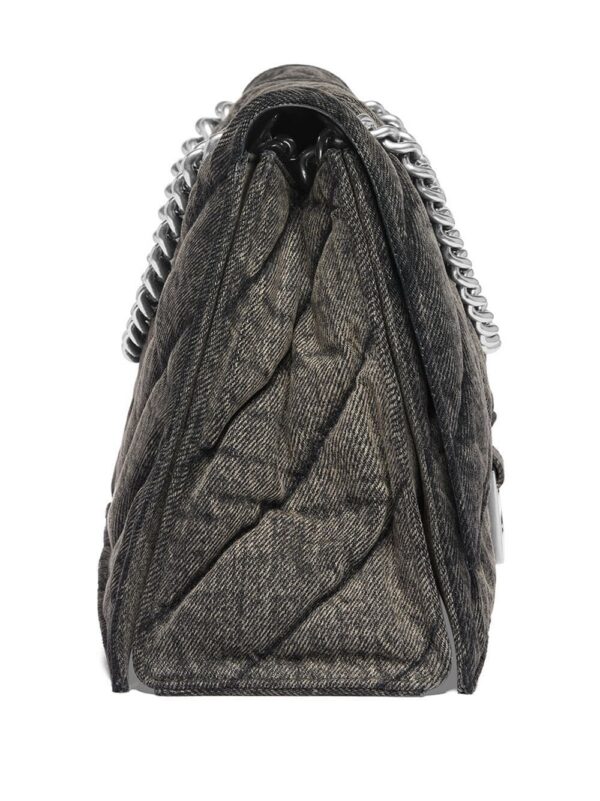 Balenciaga medium Crush denim shoulder bag
