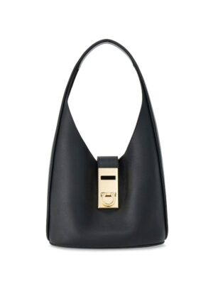 20149209_50436974_1000.jpg Ferragamo medium Gancini-buckle leather hobo bag
