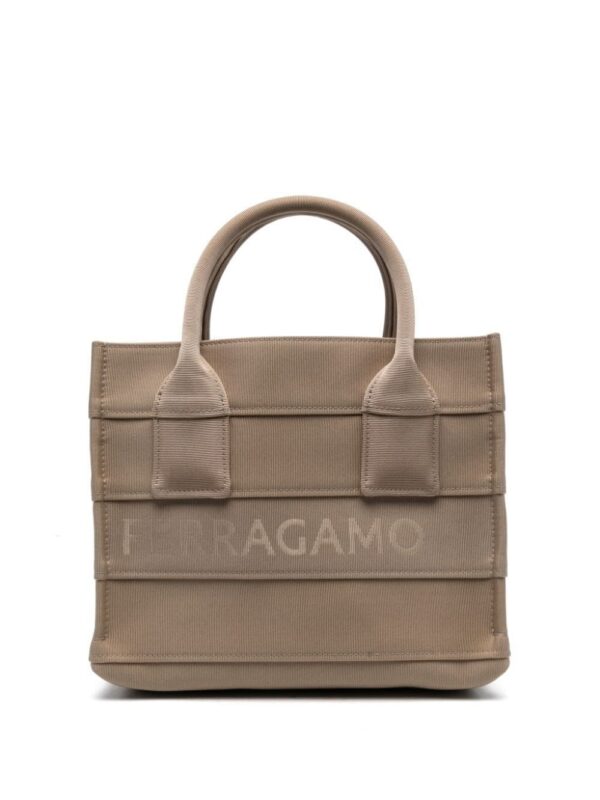 Ferragamo Signature (S) cotton-blend tote bag