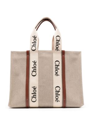 20188106_50160144_1000.jpg Chloé large Woody cotton tote bag