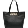 20226196_50609610_1000.jpg Versace Jeans Couture logo-plaque faux-leather tote bag