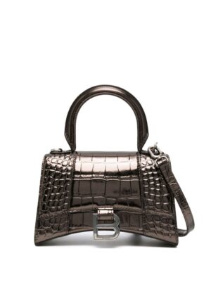 20226712_50299961_1000.jpg Balenciaga Hourglass XS crocodile-embossed tote bag