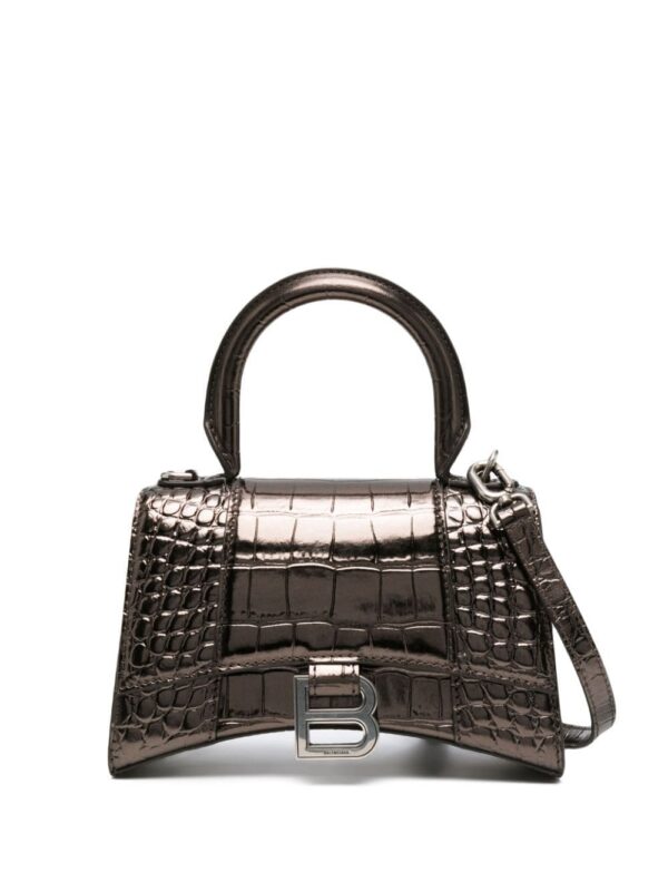 20226712_50299961_1000.jpg Balenciaga Hourglass XS crocodile-embossed tote bag