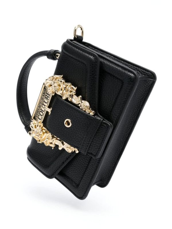 20510601_50512095_1000.jpg Versace Jeans Couture logo-buckle faux-leather tote bag