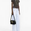 Versace Jeans Couture baroque-buckle satchel bag