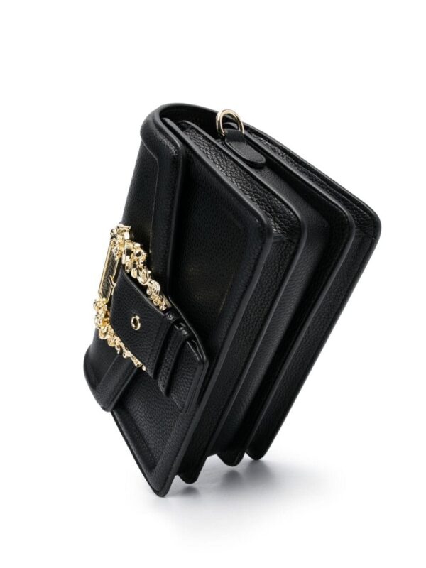 Versace Jeans Couture baroque-buckle satchel bag