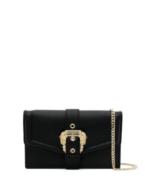 20512211_50562816_1000.jpg Versace Jeans Couture Baroque buckle faux-leather crossbody bag