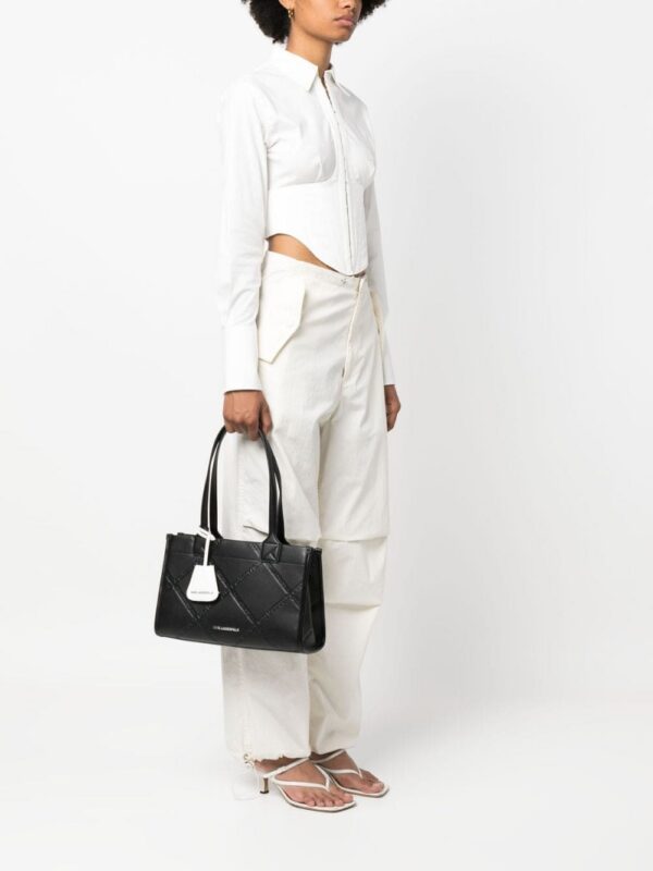 20575396_50798082_1000.jpg Karl Lagerfeld medium K/Skuare logo-embossed tote bag
