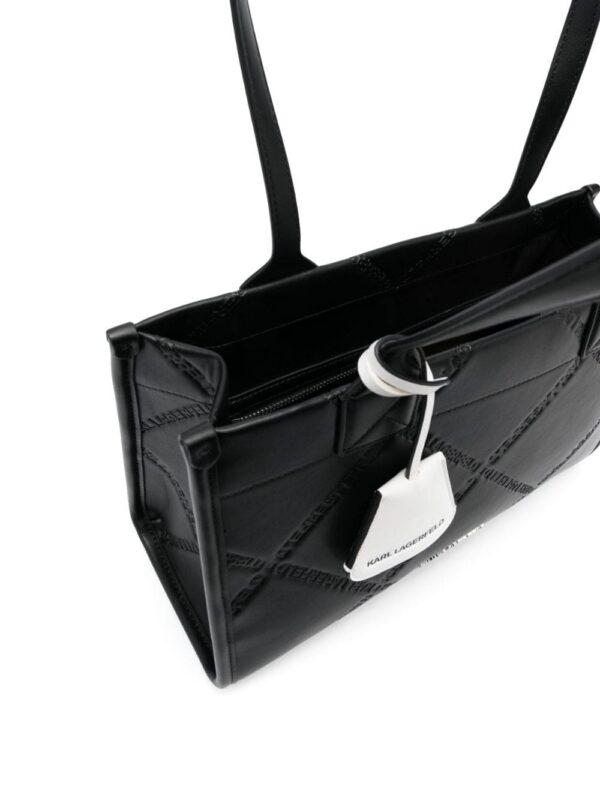 20575396_50798083_1000.jpg Karl Lagerfeld medium K/Skuare logo-embossed tote bag