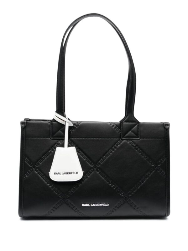 20575396_50798085_1000.jpg Karl Lagerfeld medium K/Skuare logo-embossed tote bag