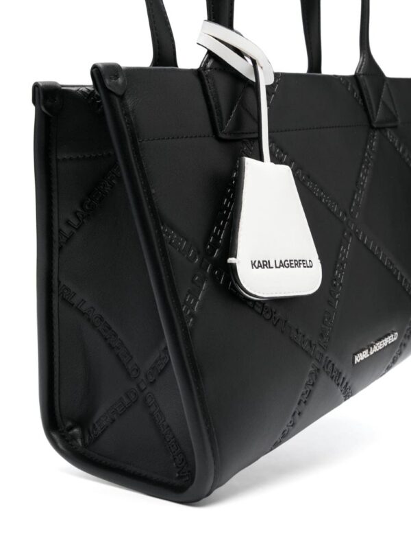 20575396_50798086_1000.jpg Karl Lagerfeld medium K/Skuare logo-embossed tote bag