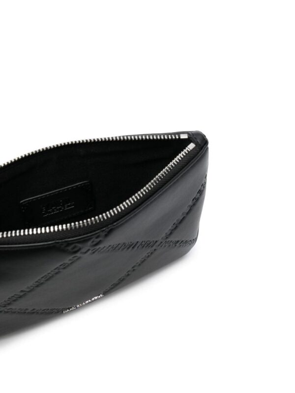 20575403_50797507_1000.jpg Karl Lagerfeld K/Skuare logo-debossed clutch bag