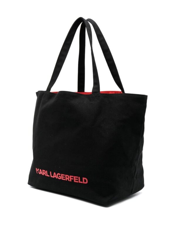 20575417_50796761_1000.jpg Karl Lagerfeld Ikonik Karl-motif tote bag